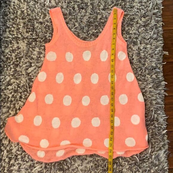 Wildfox White Label Polka Dot Sleeveless Sweater Feminine Boho Casual - Picture 9 of 9